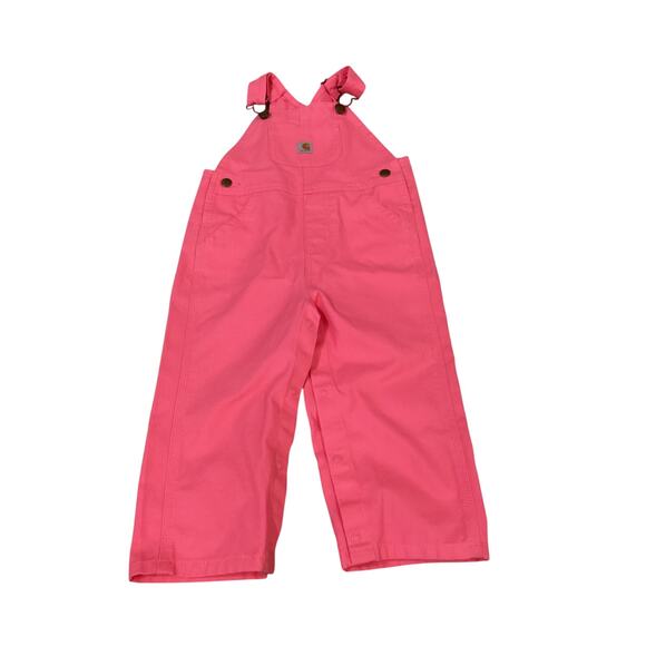 Carhartt Overall Girls Pink 24T - Picture 1 of 7